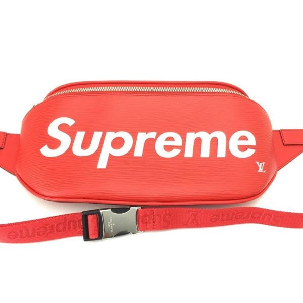 17AW LOUIS VUITTON×SUPREME BUMBAG PM バムバッグ　レッド　M53418 ルイヴィトン×シュプリーム